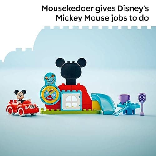LEGO DUPLO Disney Mickey Mouse Clubhouse & Car Building Kit - Color Sorting Sensory Toy with Spinning Wheel - Toy for Toddlers, Girls, and Boys, Ages 2+ - Birthday Gift for Preschoolers - 10454 thumbnail 5