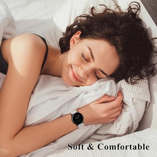 Folavii 20mm Magnetic Braided Nylon Band Compatible With Garmin Vivoactive 6/Vivoactive 5/3/3 Music Watch Bands, Quick Release Stretchy Strap Replacement for Venu Sq 2/Forerunner 55/165/245/645 thumbnail 4