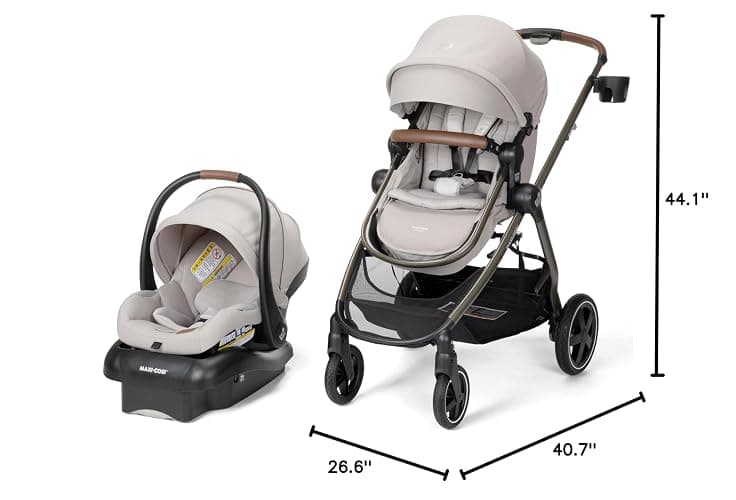 Maxi-Cosi Zelia™ Luxe 5-in-1 Modular Travel System - New Hope Tan - Travel System thumbnail 3