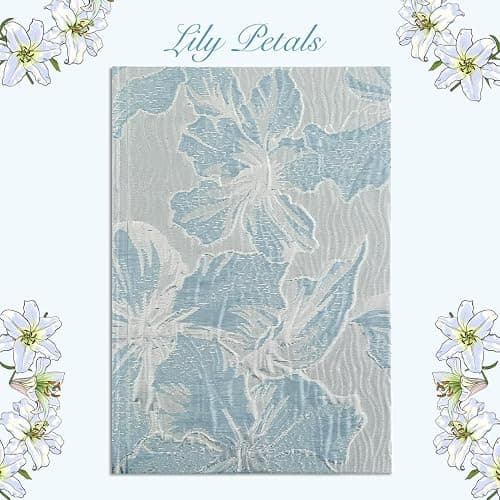 ipoul Hardcover Journal, Flower Notebook, A5, 6x8, Lined Pages, Lay-flat, Beautiful Journal for Women, Lily Flower, Blue Journal for Writing, Personal Notebook, Dream Journal, Self Care Journal thumbnail 4