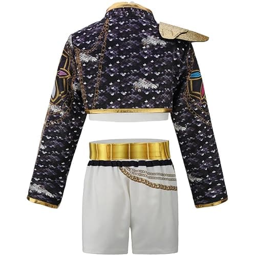 Naeviwth Girls Singer Costume for Kids Fancy Outfit Halloween Set 3PCS thumbnail 2