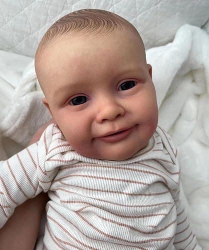 iCradle Lifelike Reborn Baby Dolls 26Inch 68cm Baby Boys Soft Realistic Silicone Newborn Baby Dolls Real Life Weighted Body Vinyl Doll Toy for Kids Age 3+ thumbnail 2