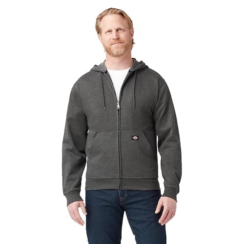 Dickies mens Full Zip Fleece Hoodie - Image 1