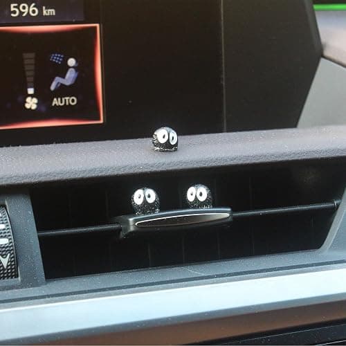 Mevodeata 20 Pcs Cute Soot Sprite Car Decor Rearview Mirror Accessories - Cute Decor for Car Home and Office Gifts thumbnail 5
