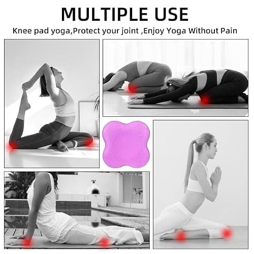 Yflingjie 2 packs Yoga Knee Pad Cushion Extra Thick for Knees Elbows Wrist Hands Head Foam Pilates Kneeling pad Yoga Knee Cushion Thick Exercise Pads for Knees Elbows Wrist Hands Head Foam Pilates Kneeling pad，Support Foam Pads for Women and Men thumbnail 5
