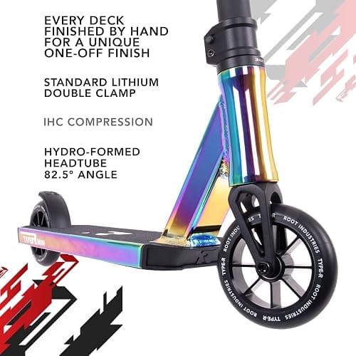 Type R Mini Professional Scooter - Pro Scooters for Small Kids - Short Scooter Deck and Handlebars, 110mm Pro Scooter Wheels - Awesome Colors - Ready 2 Ride Trick Scooter thumbnail 5