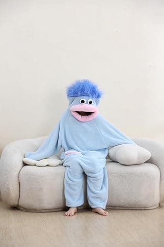 Big Mouth Monster Onesie Silly Monster Onesie Plush Onesie Cozy Loungewear thumbnail 4