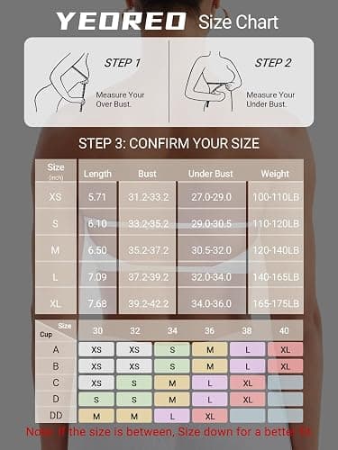 YEOREO Women Strapless Bandeau Sports Bra Padded Tube Top Workout Impact Backless Bralette Seamless Gym Yoga Everyday Bras thumbnail 6