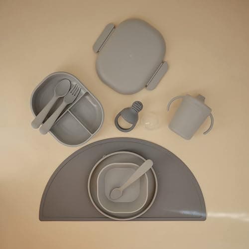 Mushie Trainer Sippy Cup | Made in Denmark | Leak Resistant Twist-Off Lid & Handles | 6 Months + (Cloud) thumbnail 6