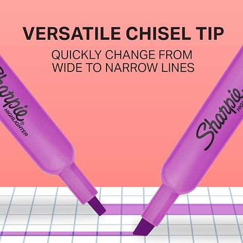Sharpie Tank Highlighters, Chisel Tip, 12 Assorted Fashion Colors, Value Pack, 36 Count - For Studying, Note-Taking, School, College, Office, Student & Teacher Supplies thumbnail 2