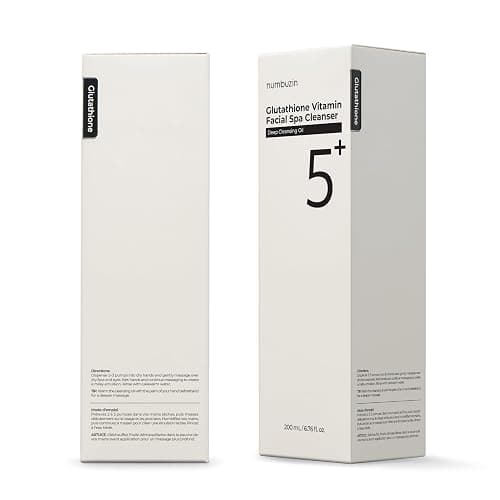 numbuzin No.5 Cleansing Oil | Glutathione C Facial Spa Cleanser | Gentle Cleanser for Blackhead, Pore, Makeup Remover | Vitamin C, Niacinamide | Double Cleansing, Korean Skincare | 6.76 fl. oz. thumbnail 8