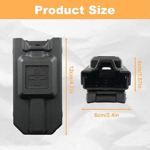 Tourniquet Holder, Molle Tourniquet Holder with Upgraded Tactical Clip, Tourniquet Case for Gen 7 Tourniquet or Older, Tourniquet Holder for Duty Belt,Molle Equipment, Police Gear thumbnail 3