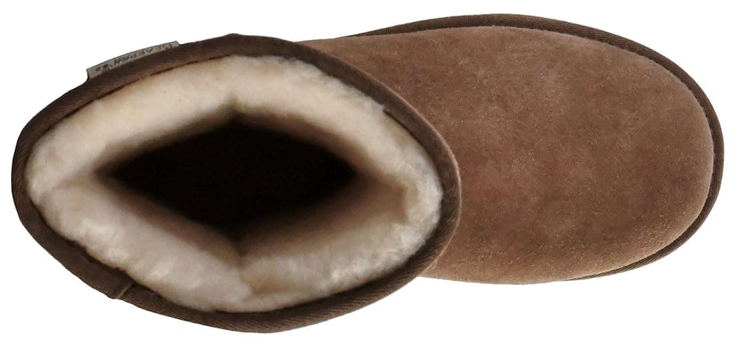 BEARPAW Emma Short Women's Classic Winter Slip On Boots, Lightweight Suede Boots, Multiple Colors thumbnail 6