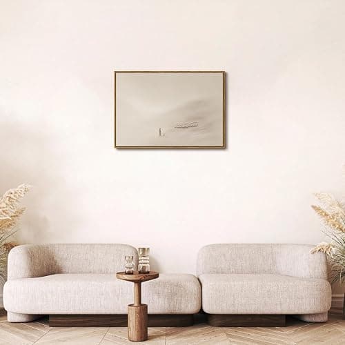 ZZTCYSU Jesus Canvas Wall Art Christian Framed Wall Art Good Shepherd Jesus Leave Modern Beige Bible Print Religious Faith Artwork Decor for Living Room Bedroom Church 12"x16" Framed thumbnail 4