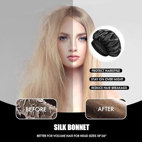 silk bonnet balck thumbnail 5