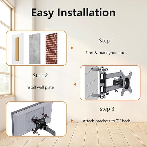 Nuyoah Wall Mount for Echo Show 15, Echo Show 21 Wall Mounting Bracket with Extension Arm, Swivel Tilt Rotate and Easy to Adjust, Max VESA 100x100mm up to 33lbs thumbnail 7