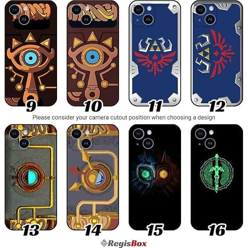 RegisBox TOTK Phone Case Sheikah Slate Ultrahand Purah Pad Link Hylian Shield thumbnail 3