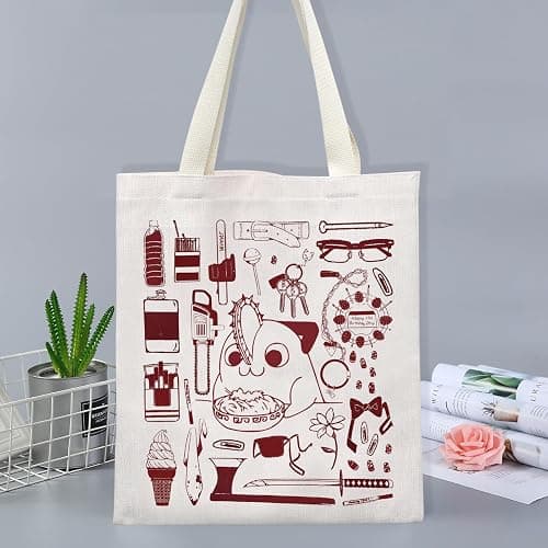 FOTAP Cartoon Inspire Shoulder Bag Demon Dog Lover Merch Tote Bag Anime Manga Gift Bloody Puppy Fan Gift thumbnail 6