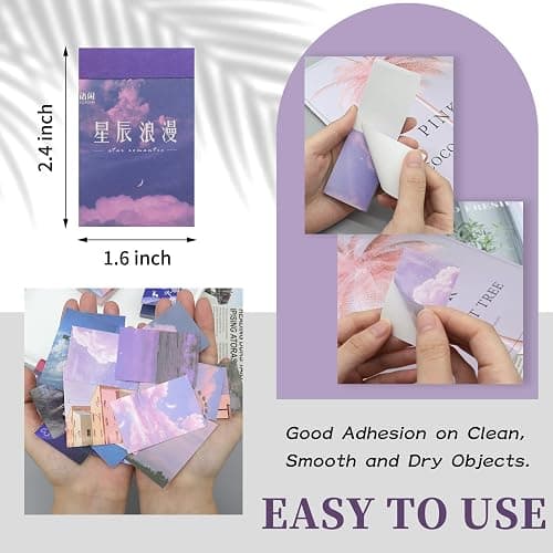 600 Pieces Washi Sticker Set, 12 Set Scrapbooking Diary Planner Album Diary Notebook, Scrapbooking Sticker Journaling Supplies for DIY Arts and Crafts Card Making Laptop Decoration thumbnail 2