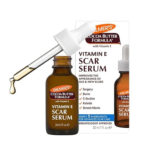 Palmer's Cocoa Butter Formula Scar Serum, Skin Brightening Oil for Face & Body, Concentrated Serum with Vitamin E, Fragrance Free, 1 Fl Oz - Image 1