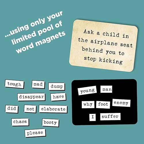 Ransom Notes - The Ridiculous Word Magnet Party Game, 3+ Players thumbnail 6
