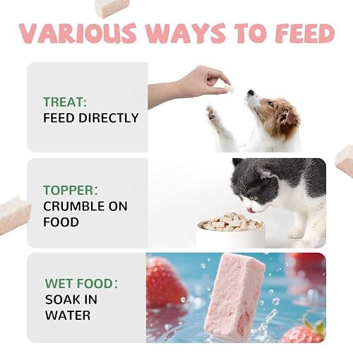 PAWUP Freeze Dried Dog Treats, Goat Milk Yogurt Flavor with Strawberry, Gentle Goat Milk Snacks for Sensitive Stomachs Puppies, 2.8 oz thumbnail 6