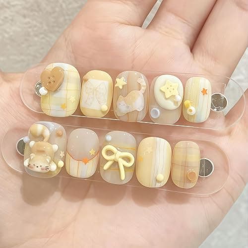 3D Buttons Gel Nail Art Mold Silicone Tools Nails Women DIY Manicure Design Multiple Shapes Button Small Model Resin Buckle Gel Molds for Accessories Supplies thumbnail 7
