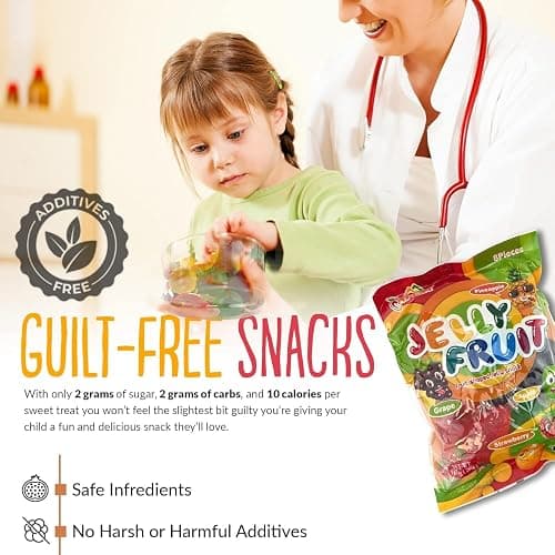 Apexy Jelly Fruit – Juicy Squeezable Jelly Candy – Assorted Fruity Flavors, Fun Bursting Texture, Individually Wrapped Jelly Snacks for Kids & Adults9.87oz. (9.87 Ounce (Pack of 6)) thumbnail 4