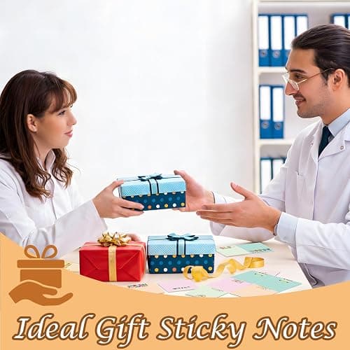 INCOK SLP Gifts Sticky Notes - 9 Pcs SLP Must Haves, Motivational Memo Note Pads for Noting Office School Supplies Thank You Speech Language Pathologist Gift for Coworkers Assistant Therapist Teacher thumbnail 7