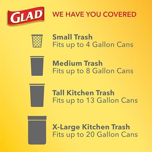 Glad Odorshield Small Drawstring Trash Bags, 4 Gal, Pink, Cherry Blossom, 34 Ct, Pack May Vary - Cherry Blossom - 34 Count (Pack of 1) thumbnail 7