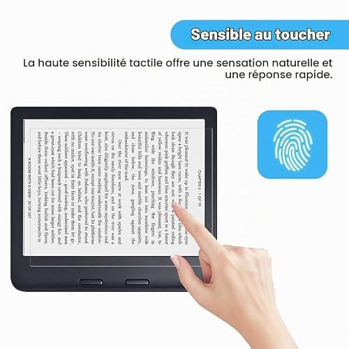 Pour KOBO Libra 2 / KOBO Libra Colour 7.0" Verre Trempé Protecteur 2 Pièces | protecteur offre une dureté de niveau 9H thumbnail 3