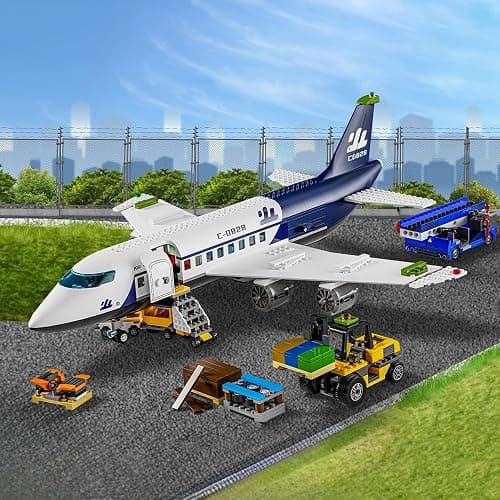 APAWR City Helicopter Passenger Airplane Building Set， 922PCS Plane Building Blocks with Airport, Planes Model Toys Gifts for Adults Boys Girls Age 6+ thumbnail 4