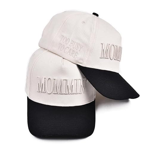 Abdkw Womens Trucker Hat - with Mommin Embroidery Ponytail Fit - Mothers Day Great Gifts for Mom Wife Stepmom thumbnail 3