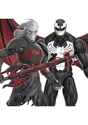 Marvel Legends Series 60th Anniversary, Knull and Venom 2-Pack King in Black 6-inch Action Figures, 5 Accessories - Image 1