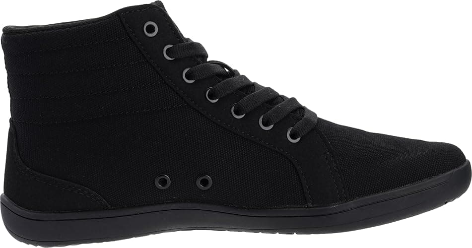 WHITIN Women's Wide High-Top Canvas Barefoot Sneakers | Minimalist Street-Ready Fit | Comfort-Forward Ankle Support thumbnail 3