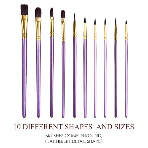 UCANBE Face Body Paint Set, 15 Colors Painting Palette Makeup Kit with 10 Pcs Professional Artist Brushes for Halloween Cosplay Party thumbnail 6