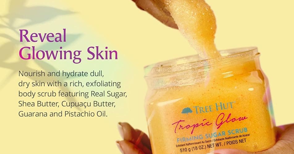Tree Hut Shea Sugar Scrub, Exfoliating Body Scrub Removes Dead, Dry Skin for a Soft & Hydrated Feel, Nourishing Essential Body Care, 18 fl oz. thumbnail 9