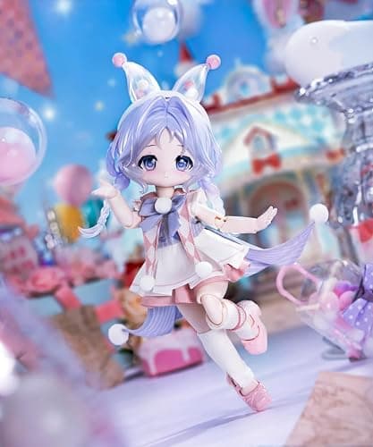 CALEMBOU BJD Blind Box, Bunny Dream Box Series 1/8 Ball Jointed Doll, Articulated Dress Up Doll for Display with Joints, Collectible Action Figure for Birthday, Random 1 Box thumbnail 6
