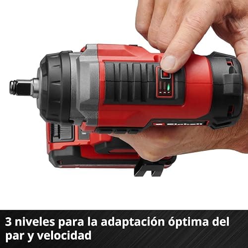 Einhell Professional Atornillador de impacto con batería IMPAXXO 18/450 Power X-Change (18 V, 450 Nm, 3 niveles de potencia, sin escobillas, recepción de 1/2", incl. set de tuercas, sin batería) thumbnail 8