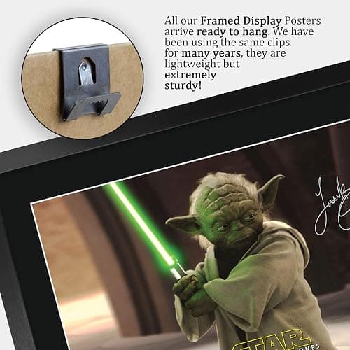 HWC Trading Star Wars Episode 2 - Attack of the clones Scene 3 Gifts Printed Signed Autograph Picture for Movie Memorabilia Fans - 16" x 12" Framed thumbnail 5