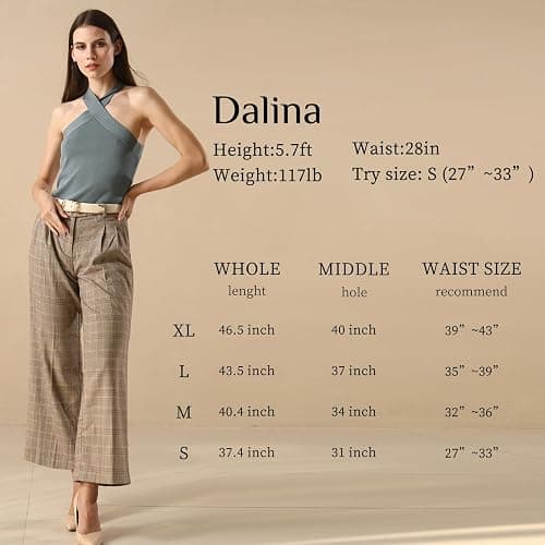 RISANTRY Women's Leather Belts with Gold Buckle Fashion Leather Waist Belt Elegant Ladies Belts for Jeans Gifts for Women thumbnail 5