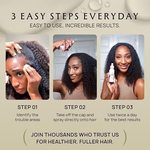 Lebanta Hair Growth Oil Spray - 100% Pure Ingredients For Non Greasy, Thicker & Stronger Hair - Organic Batana, Castor, Biotin, Saw Palmetto, and Rosemary Oil Gifts for Men & Women Scalp - 4.1 Fl Oz thumbnail 5