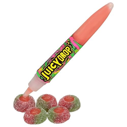 Juicy Drop Gummies - Sweet Gummy Candy & Sour Gel Pen - Gift Pack of 4 by Lyza's Sweets & Treats thumbnail 2
