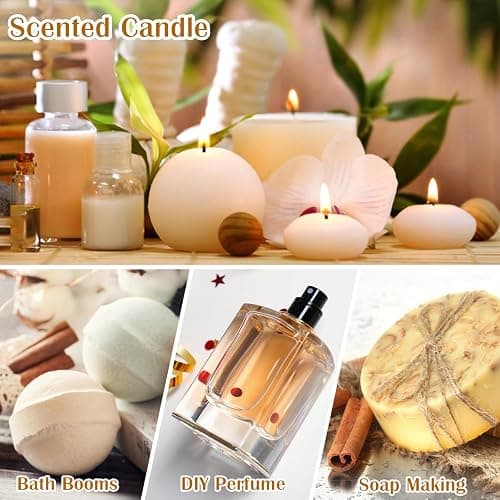 Bakery Essential Oils Set - Fragrance Oil for Diffusers, Candle Making - Pumpkin Pie, Coffee Cake, Oatmeal Cookie, Gingerbread, Cinnamon Apple Aromatherapy Scented Oils (5ml) thumbnail 5