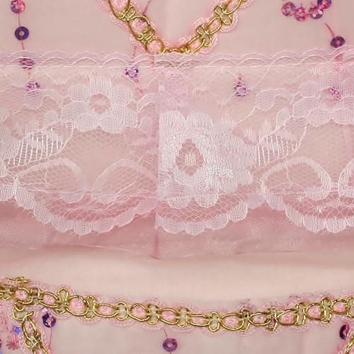 [Bud Silk] Pink Lace/Wall Hanging/Wall Organizers/Wall Baskets/Hanging Baskets (11 * 21) thumbnail 4