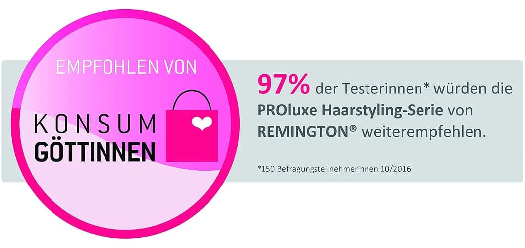 Remington Boucleur à cheveux [32mm: boucles glam] PROluxe (Technologie Intelligente OPTIheat, chaleur constante ciblée, Avec pince, Ecran LCD,10 réglages 120-210°C) Fer à boucler CI9132 thumbnail 12