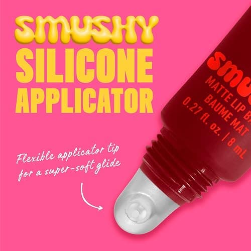 NYX Professional Makeup Balsamo Labbra Profumato, Labbra Morbide e Idratate, Effetto Soft Matte, Con Polvere di Riso di Mochi e Ceramidi, Smushy Matte, Tonalità: Swipe 2 Smooth, 8 ml thumbnail 7