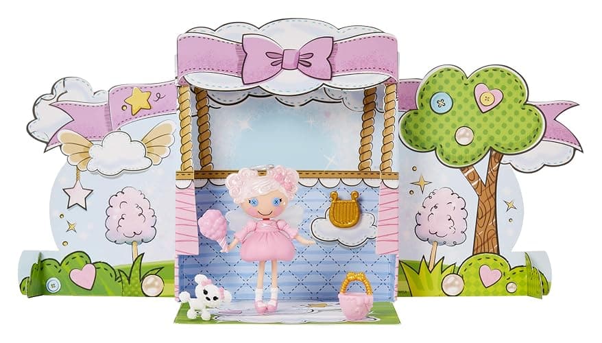Lalaloopsy Mini Doll 2-Pack – Cloud E. Sky + Storm E. Sky with Mini Pets Poodle & Cat, Two 3” Mini Dolls with Accessories, in Reusable House Package playset, for Ages 3-103, Multicolor thumbnail 5