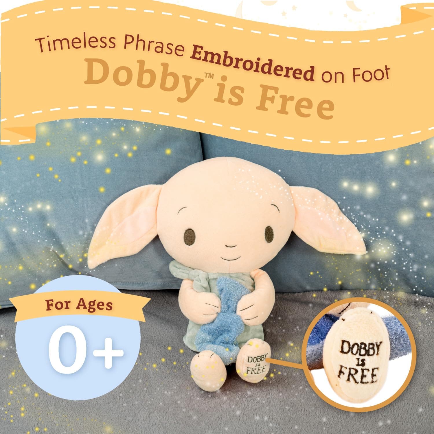Harry Potter Plush Dobby Holding Sock thumbnail 4
