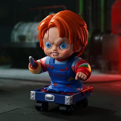 POP MART Chucky Franchise Series Blind Box Figures, Collectible Toys Spooky Home Decorations, Holiday for Girls and Boys, Single Box thumbnail 6